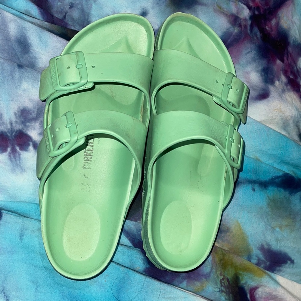 Teal Birkenstock’s